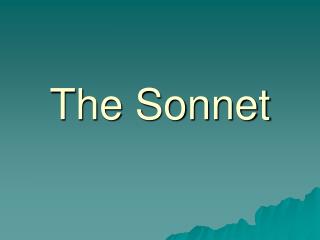 The Sonnet