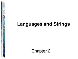 Languages and Strings