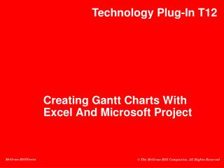 Creating Gantt Charts With Excel And Microsoft Project