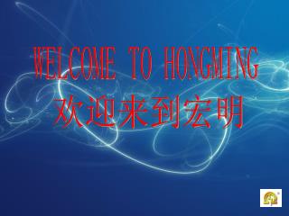 WELCOME TO HONGMING