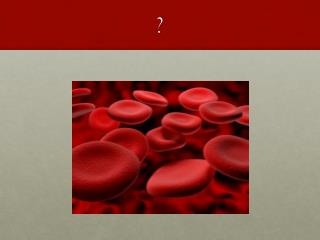 Red blood cells!!!