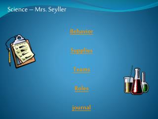 Science – Mrs. Seyller