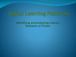 Digital Learning Platforms