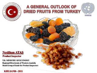 A GENERAL OUTLOOK OF DRIED FRUITS FROM TURKEY
