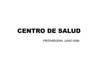 CENTRO DE SALUD