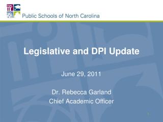 Legislative and DPI Update