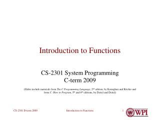 Introduction to Functions