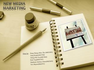 NEW MEDIA MARKETING