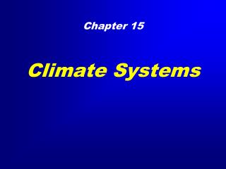 Climate Systems