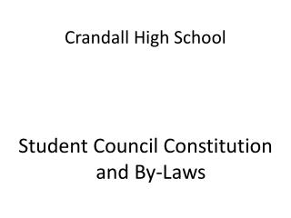 Crandall High School