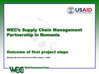 WEC’s Supply Chain Management Partnership in Romania