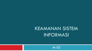 Keamanan sistem informasi