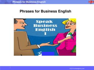 Phrases for Business English