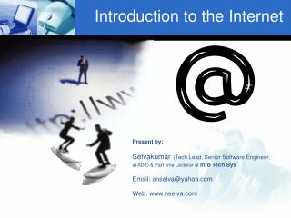 Introduction to the Internet