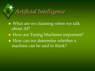 Artificial Intelligence