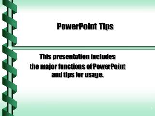 PowerPoint Tips