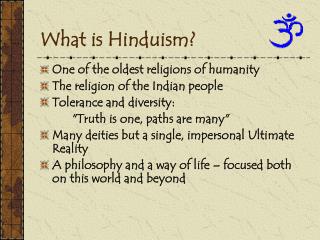 What is Hinduism?