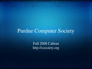 Purdue Computer Society