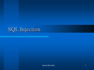 SQL Injection