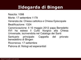 Ildegarda di Bingen