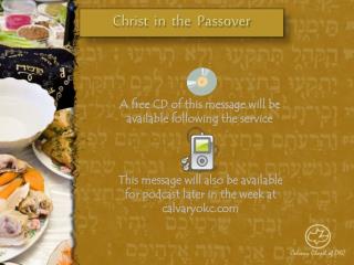 Christ in the Passover