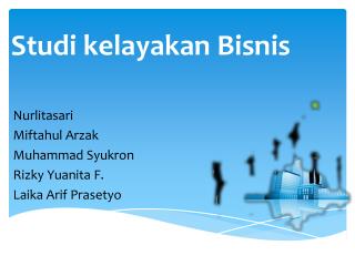 Studi kelayakan Bisnis