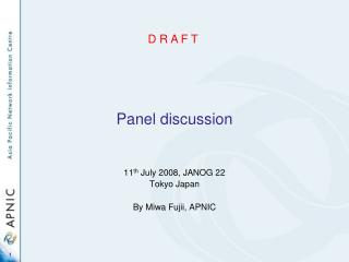 Panel discussion