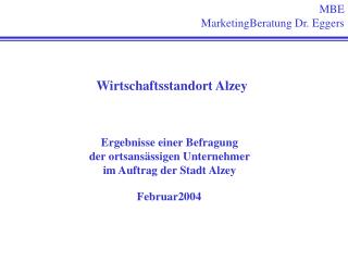 MBE MarketingBeratung Dr. Eggers