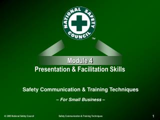 Module 4 Presentation &amp; Facilitation Skills