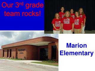 Our 3 rd grade team rocks!