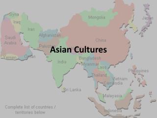 Asian Cultures