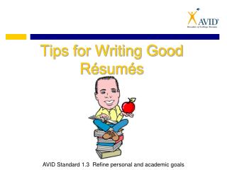 Tips for Writing Good Résumés