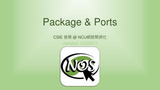 Package &amp; Ports