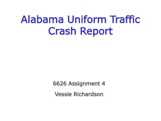 Alabama Uniform Traffic Crash Report