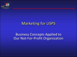 Marketing for USPS