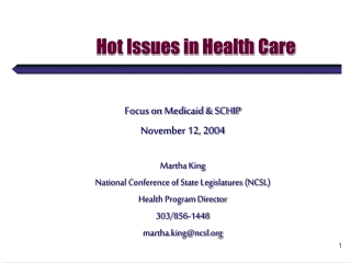 Hot Issues in Health Care