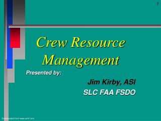 Crew Resource Management