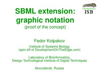 SBML extension: graphic notation (proof of the concept)