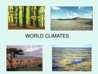 WORLD CLIMATES