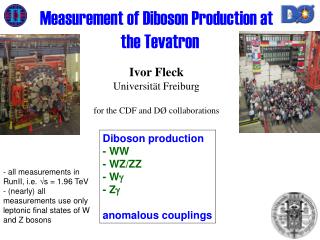 Measurement of Diboson Production at the Tevatron
