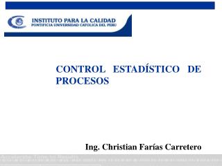 CONTROL ESTADÍSTICO DE PROCESOS