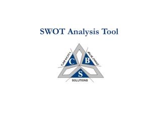 SWOT Analysis Tool