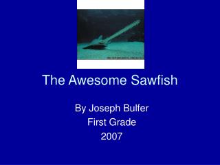 The Awesome Sawfish