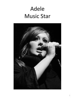 Adele Music Star