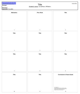 Title Student’s name , Co-authors , Affiliation