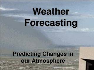 Weather Forecasting