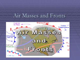 Air Masses and Fronts