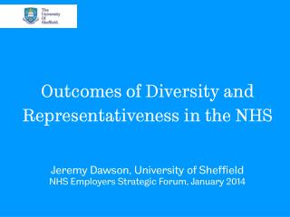 Outcomes of Diversity and Representativeness in the NHS