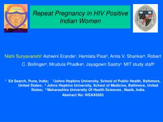 Repeat Pregnancy in HIV Positive Indian Women