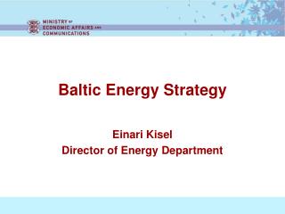 Baltic Energy Strategy
